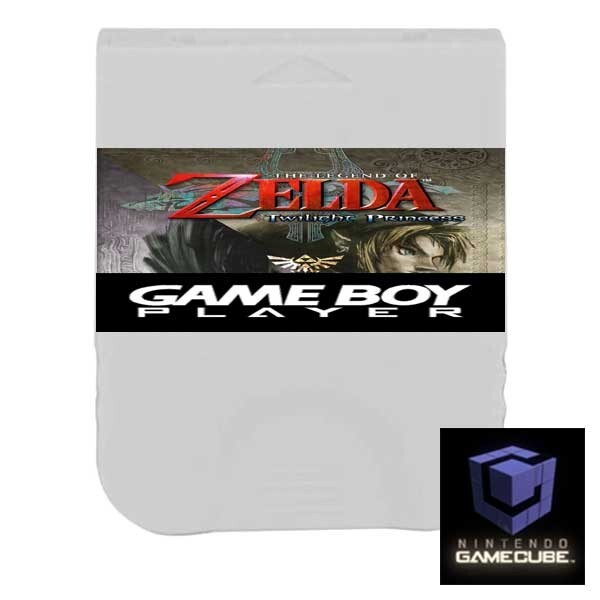 Zelda Twilight Princess  Game Boy Player Loader Plug & Play GameCube Memory Card