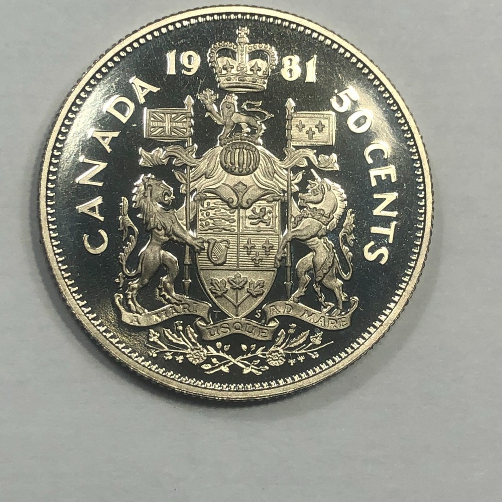 1981 Canada Proof Twenty Five Cent Foreign Coin #2013