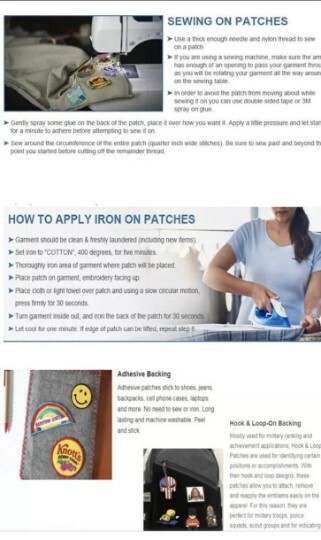 RAIDERS IRON ON PATCH