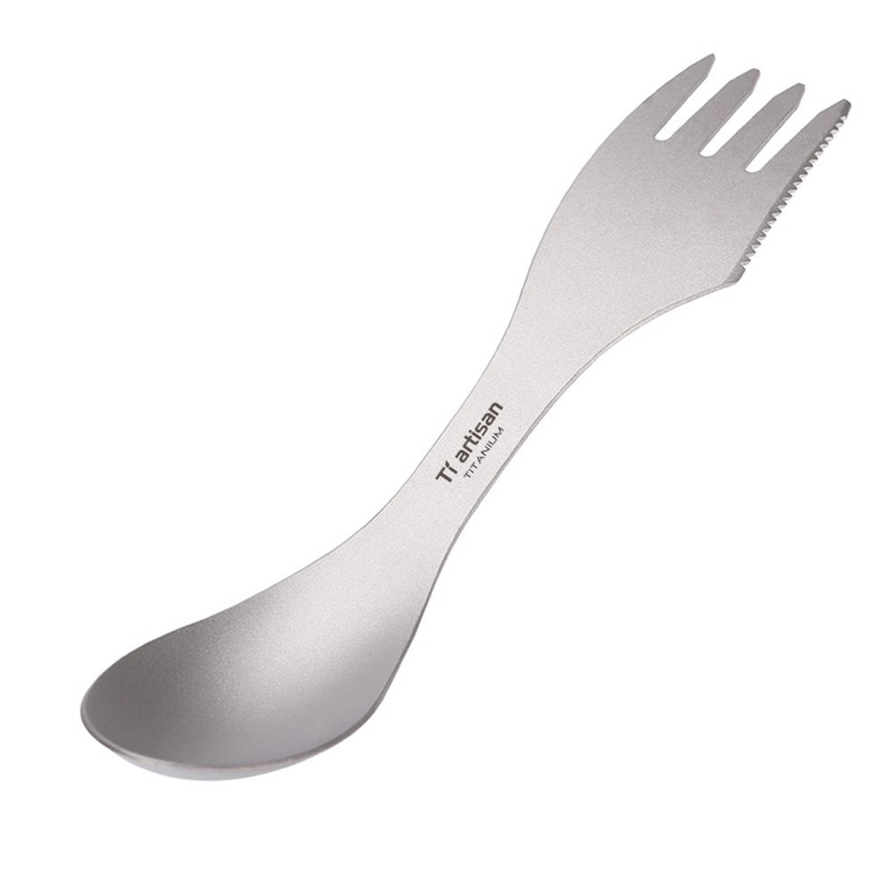 Versatile Spork Camping Practical Spoon Tableware Titanium Ultralight Utensils
