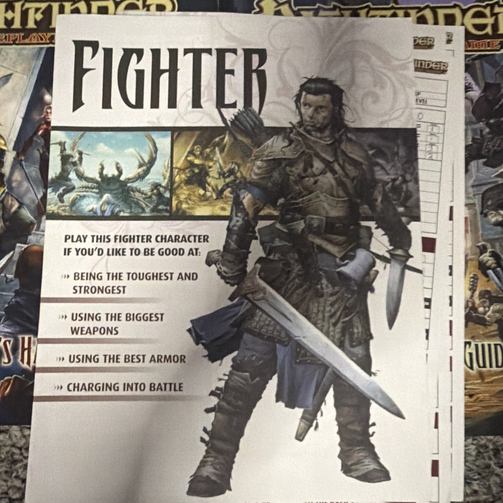 BOXED PATHFINDER ROLE Playing Game Parts Missing Board