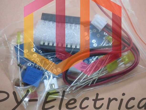 2pcs NEW LM3915 10 segment audio level indicator DIY kit NEW M9