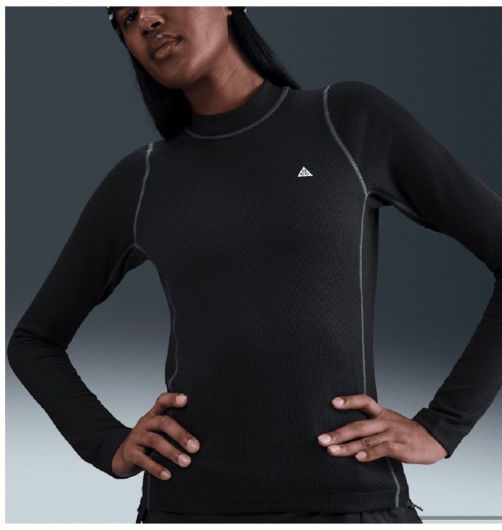 NWT Nike ACG Dri-Fit Chinati XXL Black Thermal Base Layer Top Outdoor Hiking