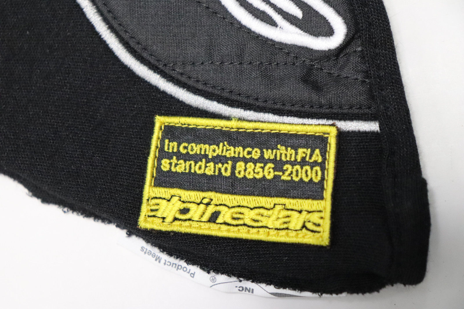 ALPINESTARS GLOVES Tech 1-ZX Nomex Black / Silver Auto Racing Homologated S NEW