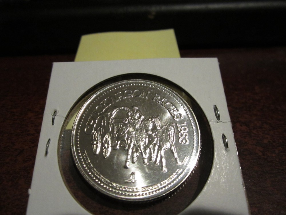 1983 - Calgary Stampede - Boot - Commemorative - Canada Trade Dollar / Token