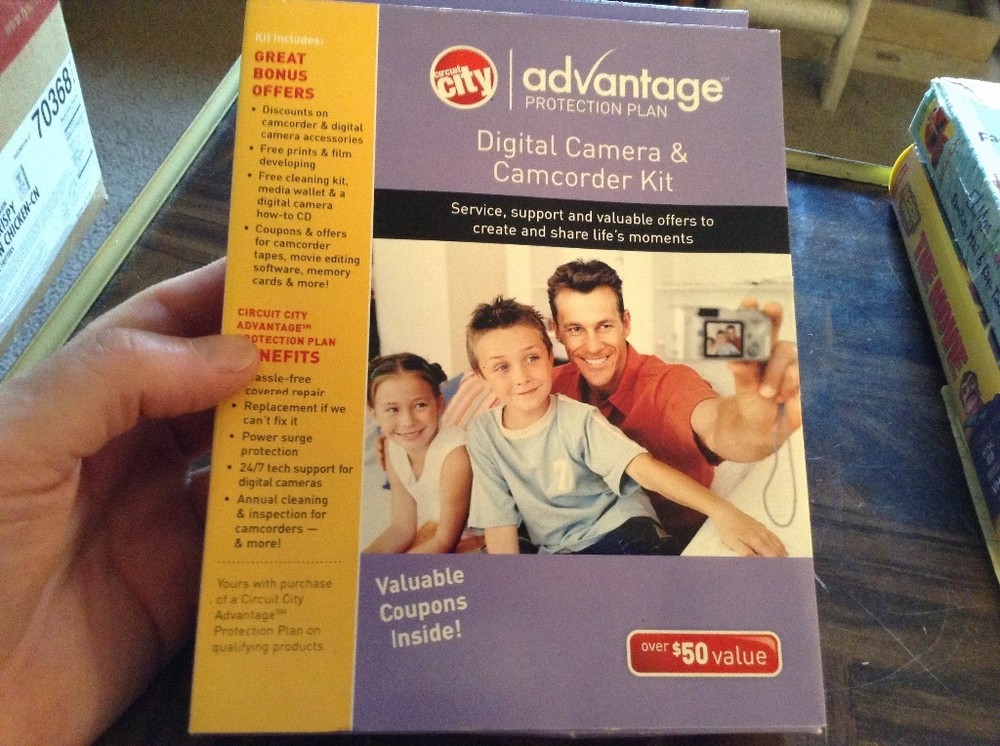 Advantage protection plan digital camera and camcorder kit