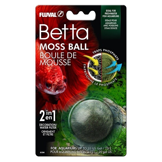 FLUVAL BETTA MOSS BALL - 1.8 IN