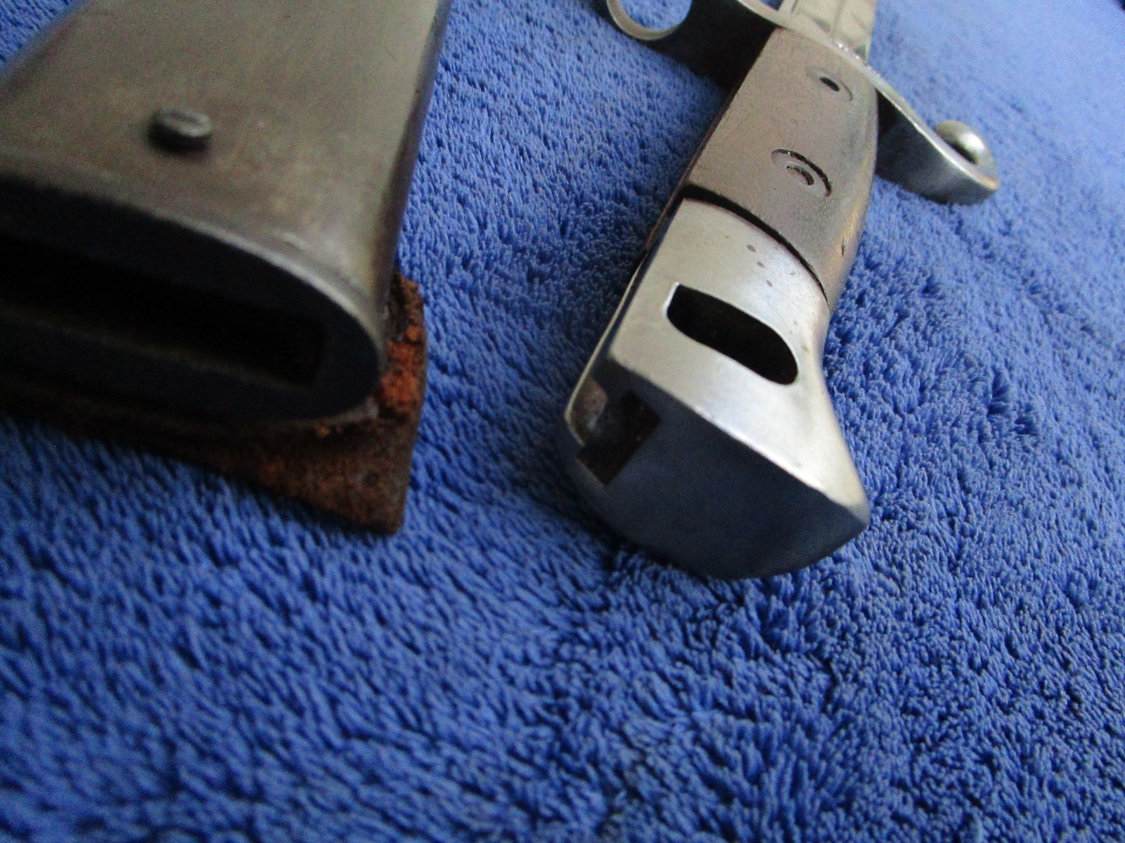 RARE ORIGINAL US MADE M1889 BELGIAN BAYONET AND SCABBARD MAKER HOPKINS AND ALLEN