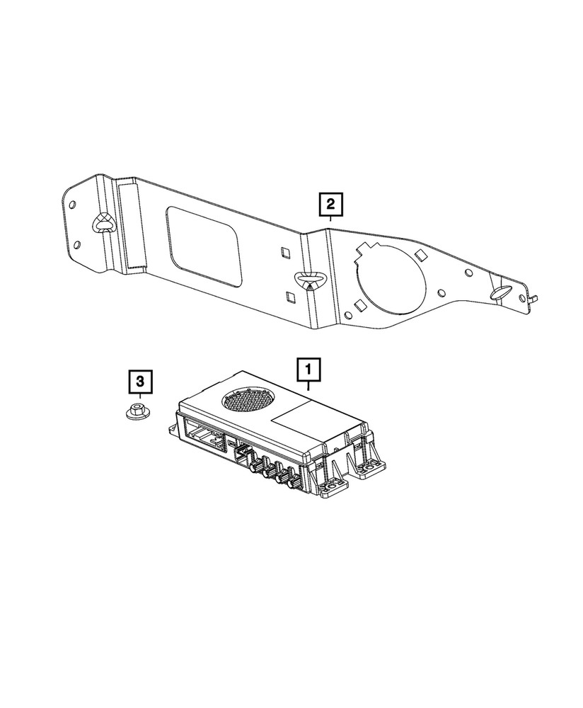 Genuine Mopar Telematics Module 68646092AA