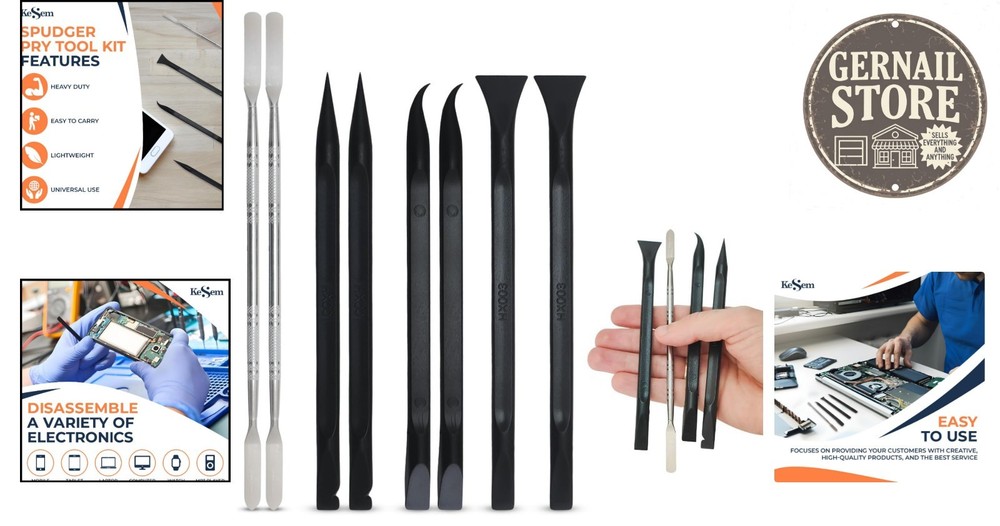 Compact 8-Piece Spudger Pry Tool Set - Perfect for iPhone, iPad Repairs