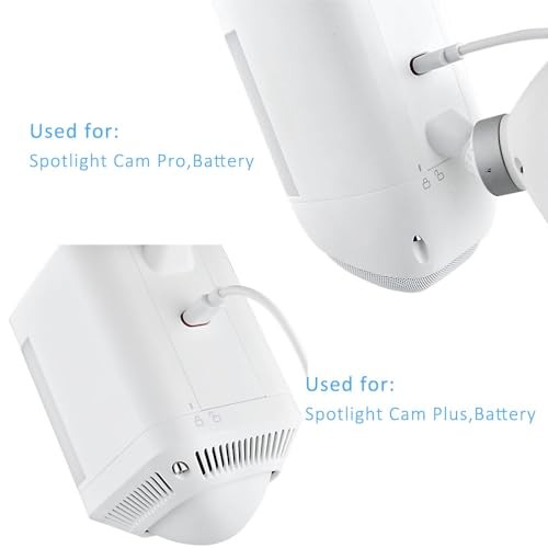 Solar Panel Charger Compatible with Ring Stick Up Cam/Pro,Ring Spotlight 2 Pack