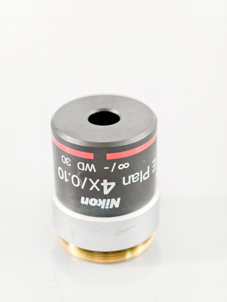 Nikon E Plan 4x 0.10 CFI Infinity Microscope Objective Eclipse E & i Series