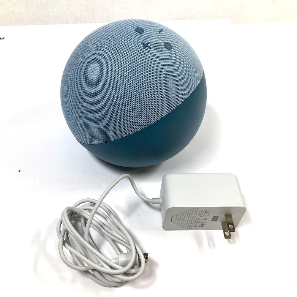 Amazon Echo 4th Gen Bluetooth Smart Speaker L4S3RE – Blue -Tested
