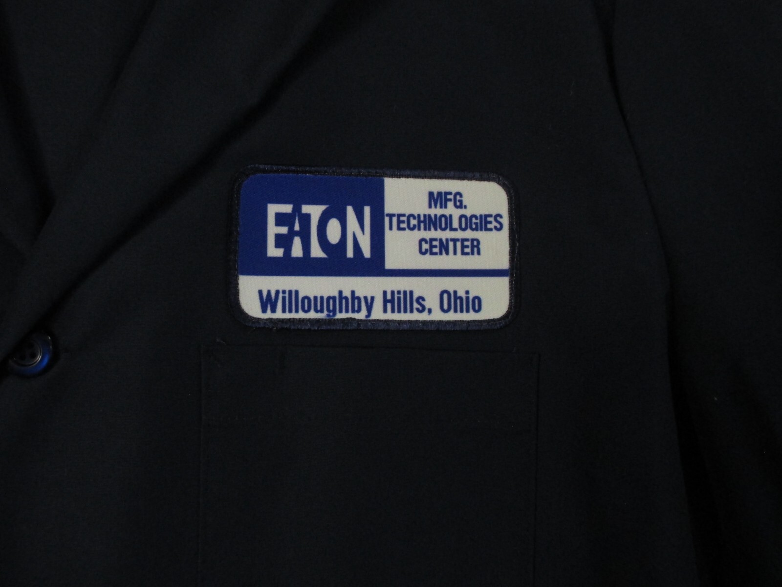 Vintage Blue Eaton Technologies Laboratory Lab Coat - Size 46 - Red Kap