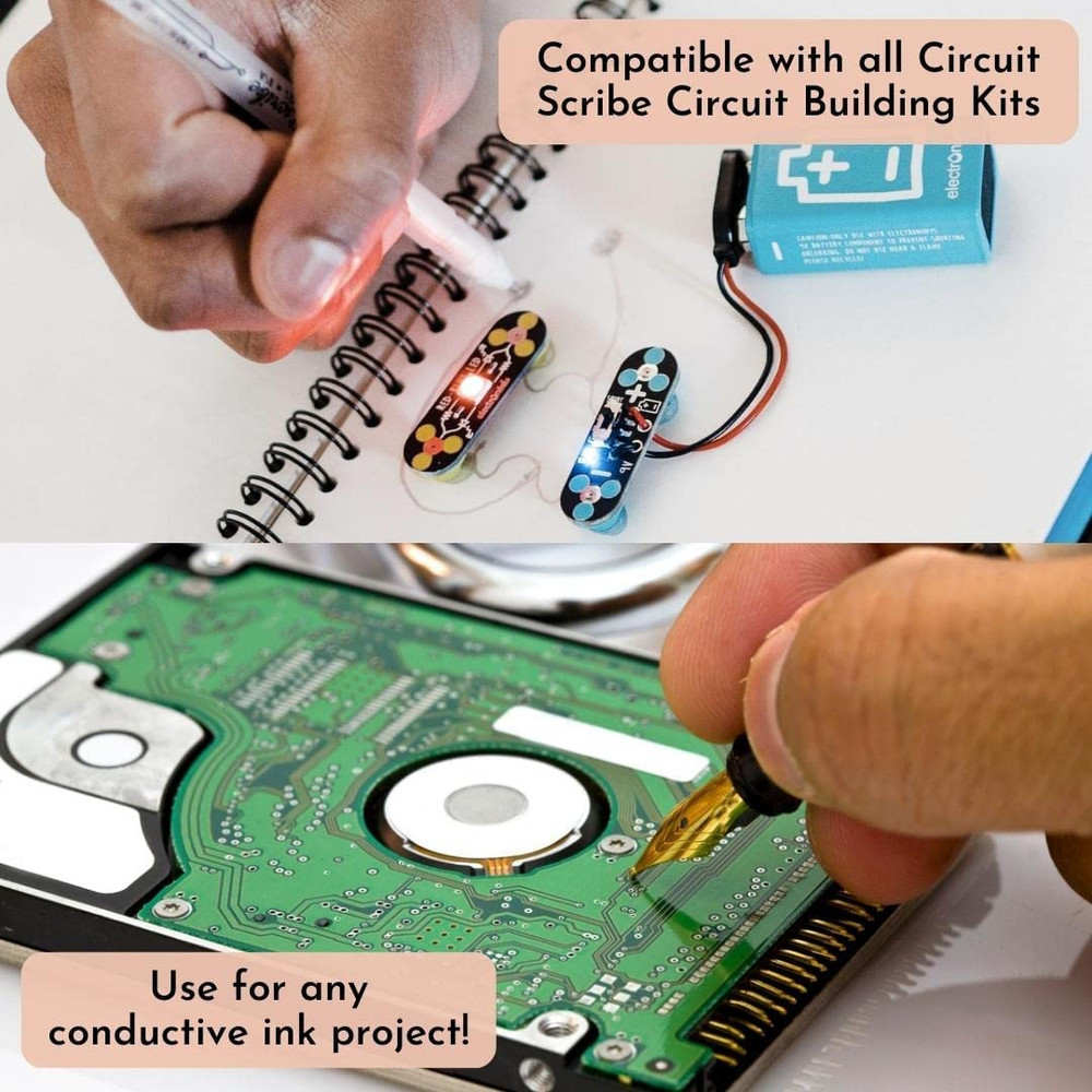 Conductive Ink Pen: Draw Circuits Instantly