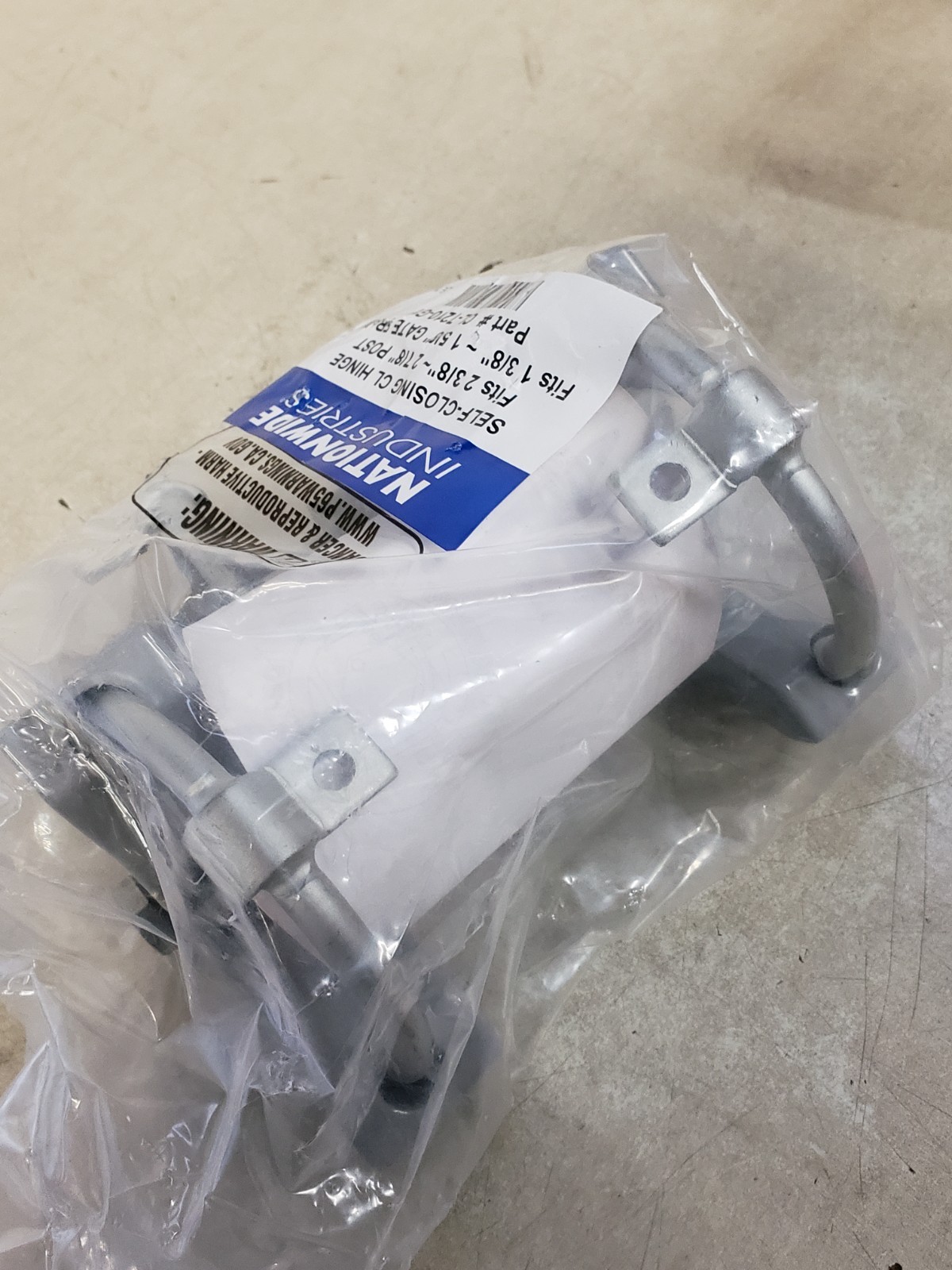 Nationwide CL-7210-GY Self Closing Hinge 2 5/8" to 2 7/8"