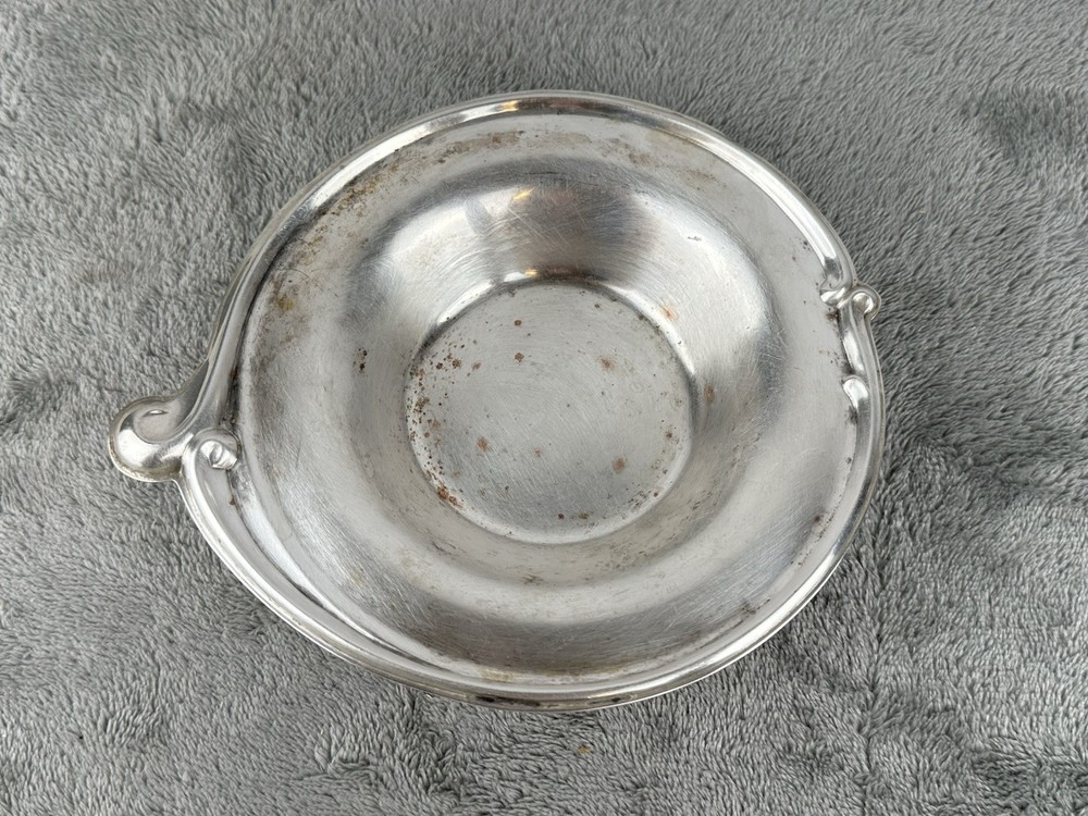 Antique WM Rogers #948 nut bowl candy bon bon silver plated 6”