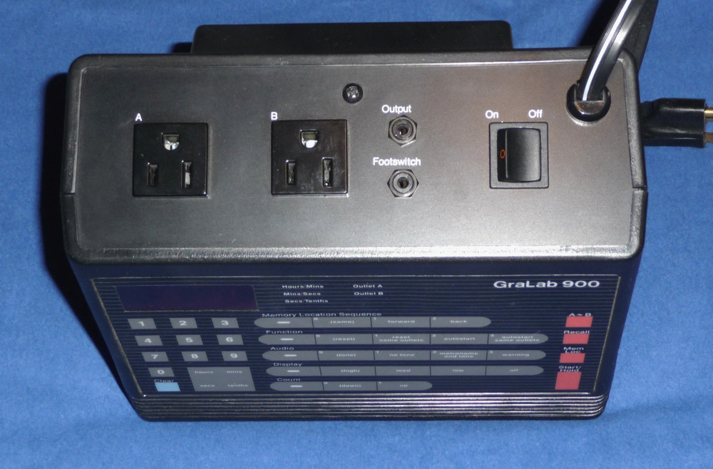 GraLab 900 Programmable Electronic Darkroom Timer - Powers On Func Buttons Work