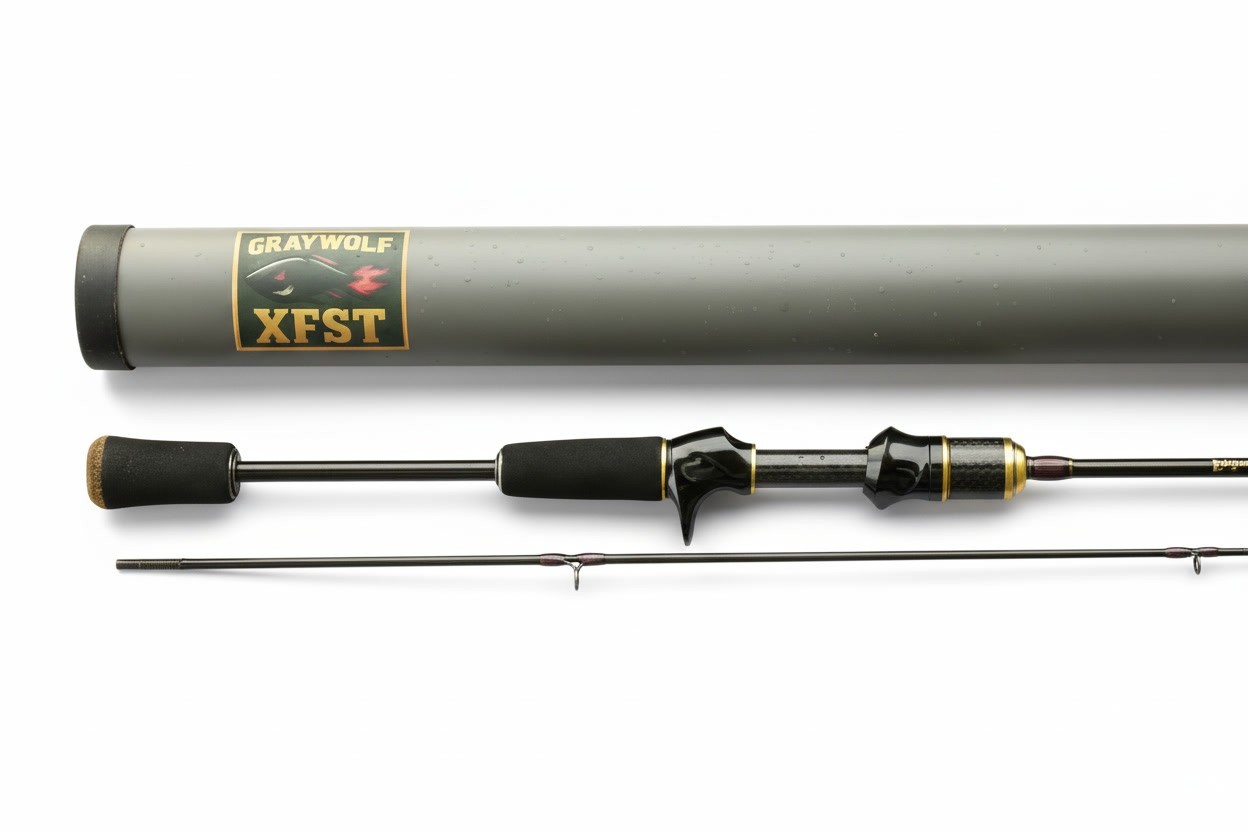 Graywolf XFST - BFS Rod 6'0" 2-7lbs 2pc - Graphite - Fast action - Bait Caster