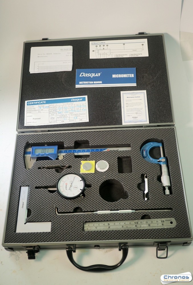 Dasqua 6 Piece Premium Precision Engineers Measuring Set 22108210