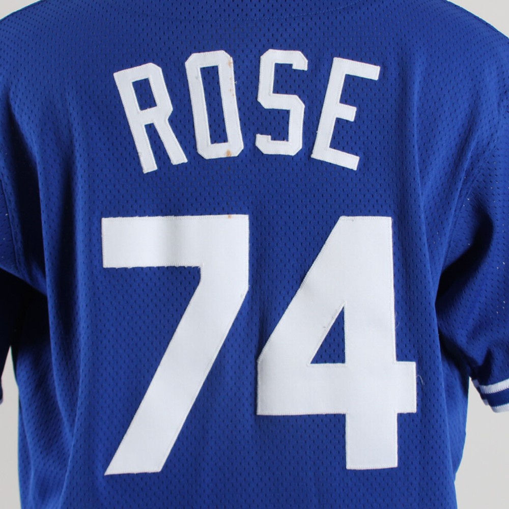 LA Dodgers Rose Spring Training Jersey COA 100% Authentic