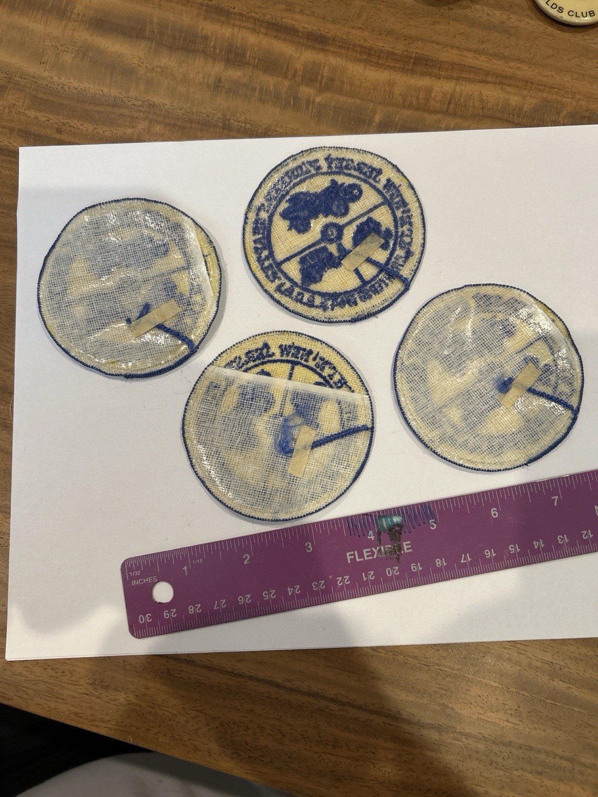 Lot of 19 Vtg Auto Club Patches Pins Buckles Stickers Cadillac Olds AACA Offy