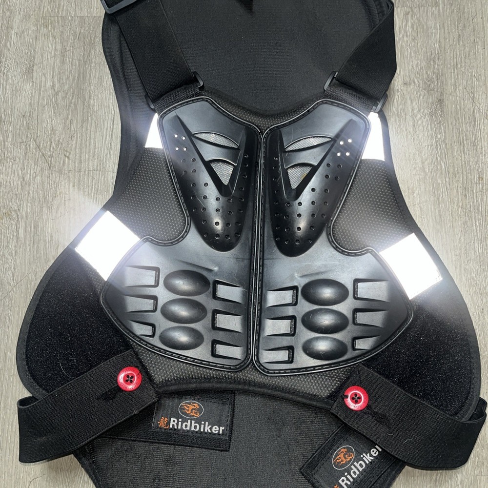 Ridbiker Motorcycle Chest Spine Protector Preowned Size Medium