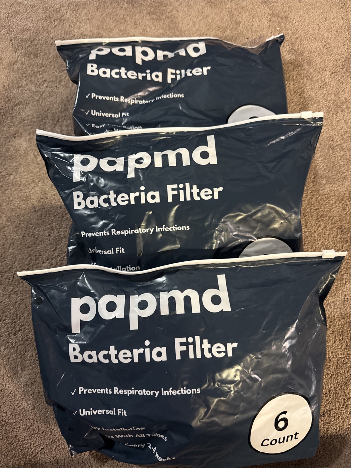 Papmd Bacteria Filters JS-BY-BF5 Total Of 17 Filters 2 Full Bags 1 Partial