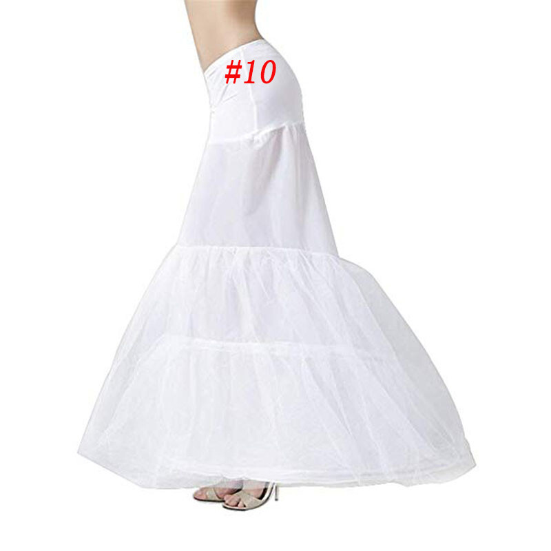 Petticoat Skirt Vintage White Hoop Skirt Crinoline Slip Wedding Gown Underskirt