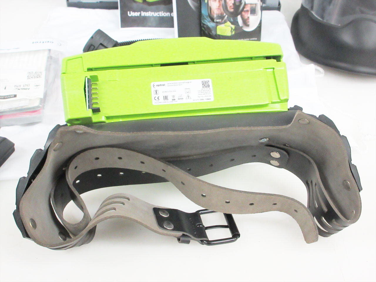 OPTREL CLEARMAXX HELMET & PAPR E3000X SYSTEM UP TO 18 HOUR BATTERY 4900.251 CASE