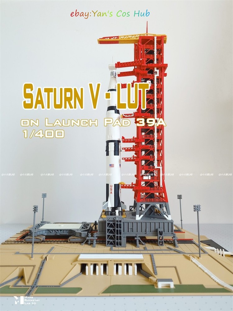 1:400 Saturn V Launch Pad 3D Printed Model Gift New