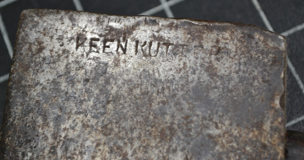 KEEN KUTTER - E. C. SIMMONS - ST. LOUIS - EARLY SINGLE BIT AXE