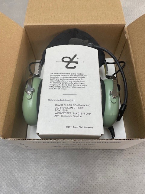 David Clark Computer Compatible Headset - USB plug. Model H-USB