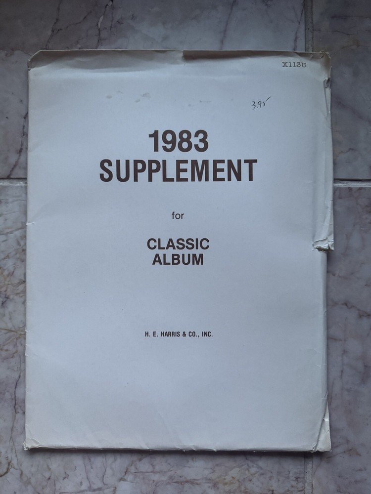 H.E. Harris 1983 United States Classic Supplement X113U New!