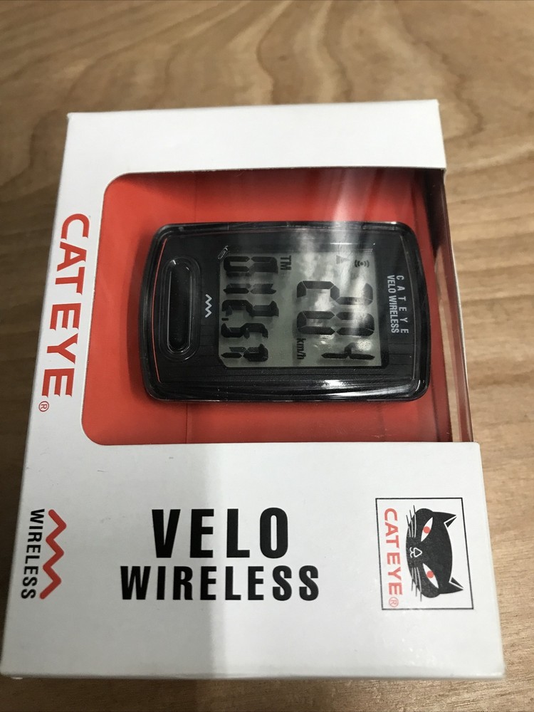 CatEye Velo Wireless Bike Computer, Black