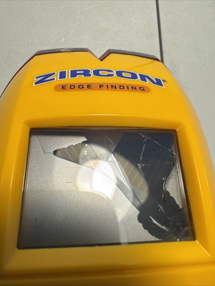 Zircon Multi Scanner Tool StudSensor 9V HD55 Stud Finder- BROKEN DISPLAY
