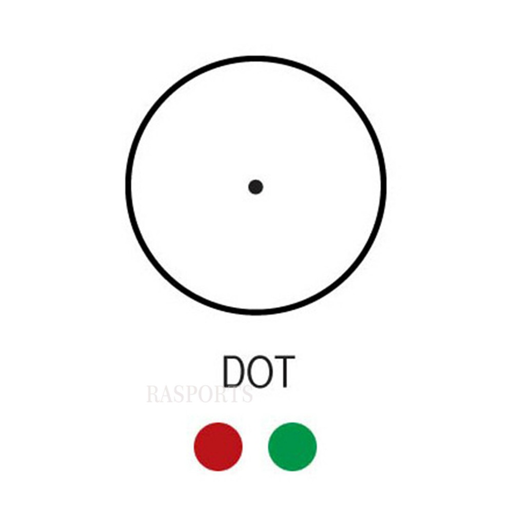 4MOA Red Dot Reflex Sight Low Profile Weaver Picatinny Mount