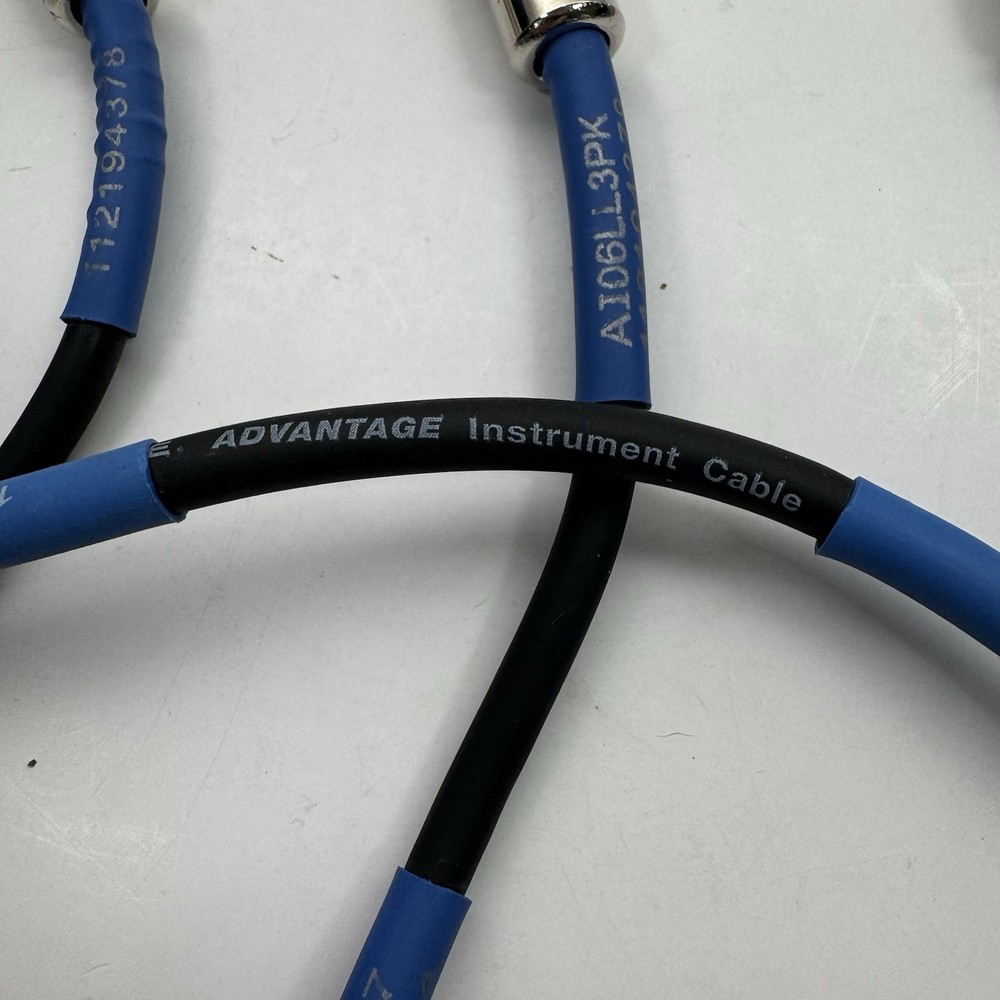 Livewire Advantage Instrument Patch Cable 5 Pack Angled/Angled 3-8 in. 2-9 in.