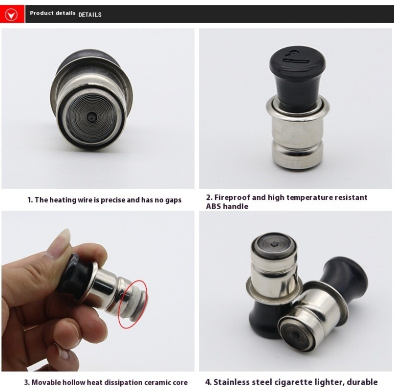 Cigar Fag Lighter Element Plug Car Interior Cigarette Replacement 12V