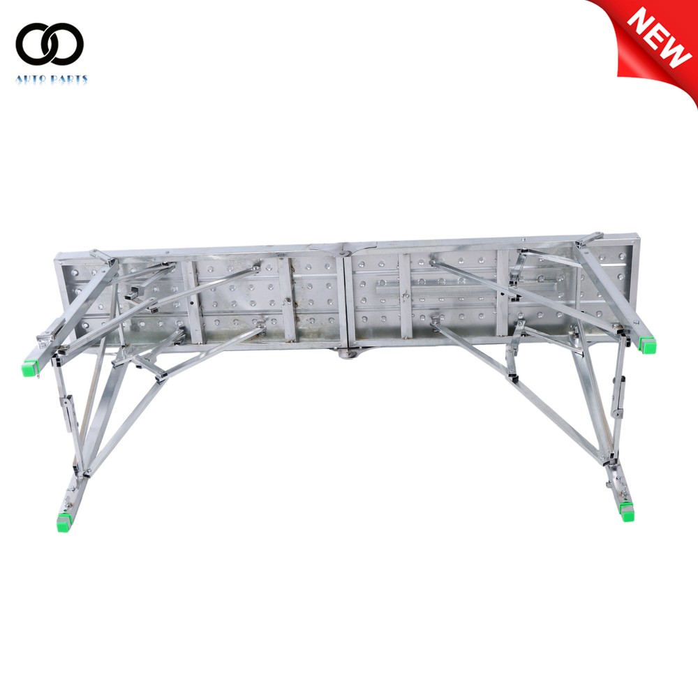 Scaffolding, Adjustable Height Work Platform Scaffold Tower Ladder Stool 1.6M