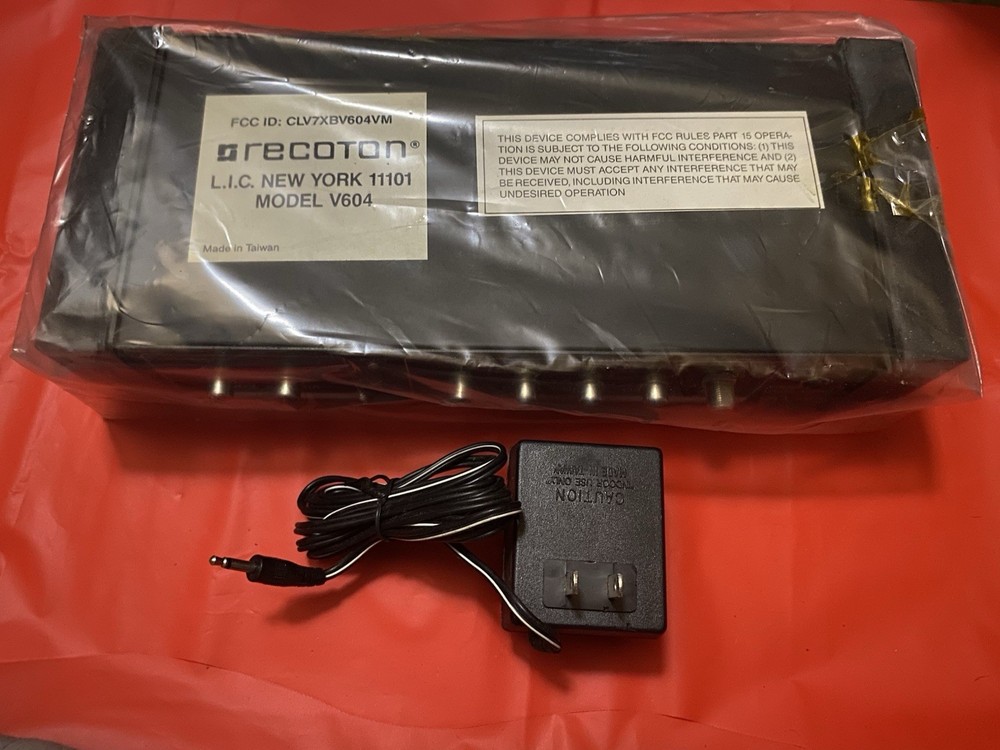 Recoton V604 Stabilizer/Enhancer RF Converter, 2 Inputs, 4 Outputs(SEALED)