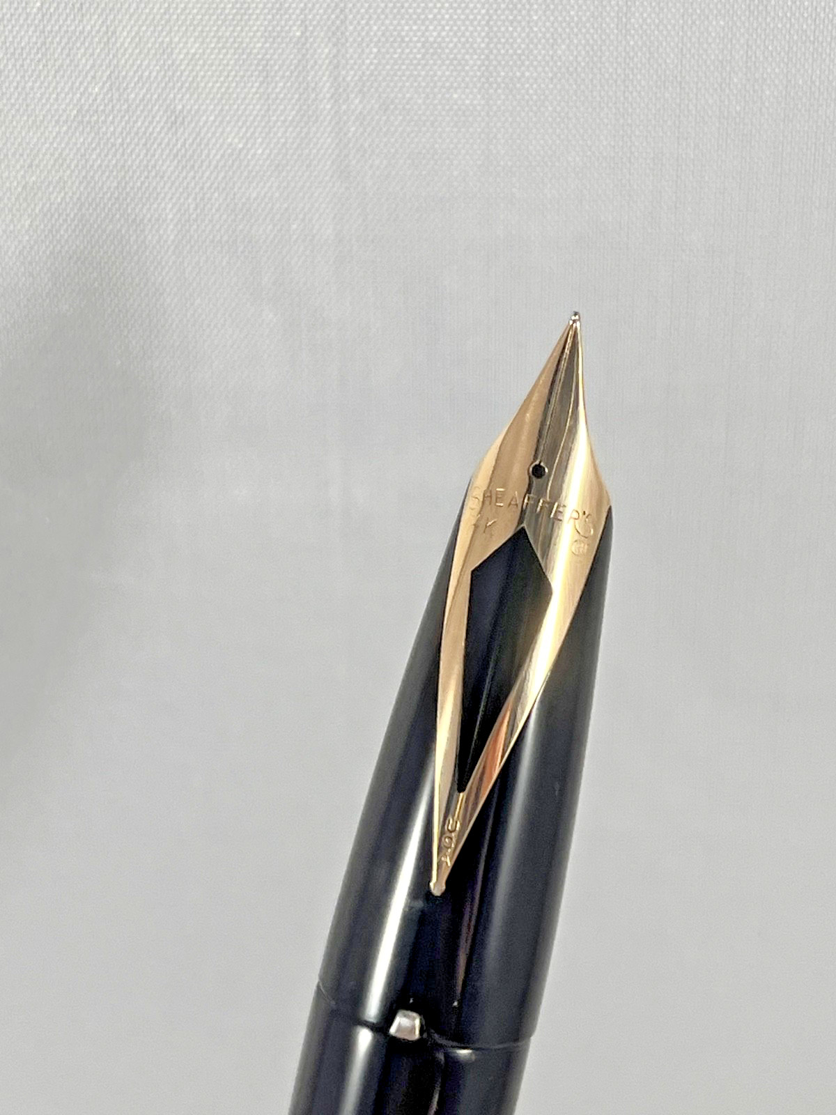 Sheaffer PFM III, Black with gold Trim, Very Good Condition, Restored