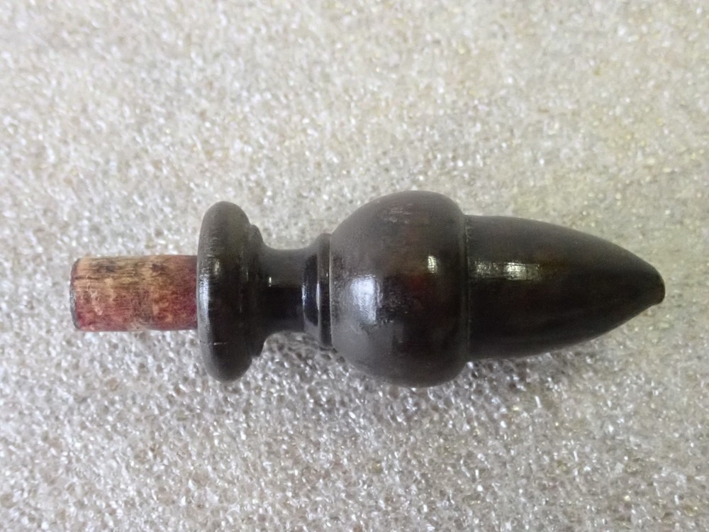 Antique carved acorn drawer knobs
