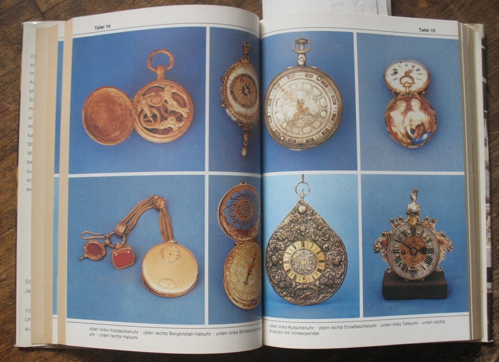 German Book Clock WATCH Design Construction Technology Assembly timekeeping Old