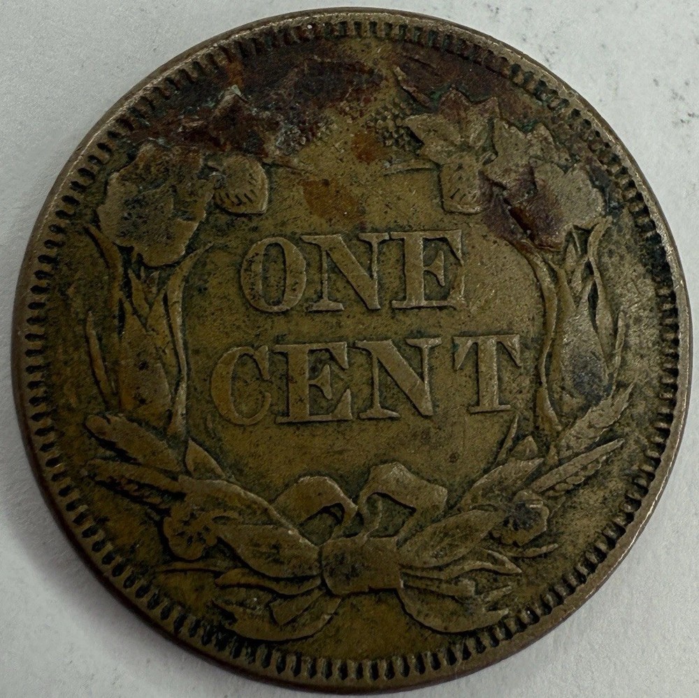 1857 XF Flying Eagle Cent Exact Coin Imaged #FLY89