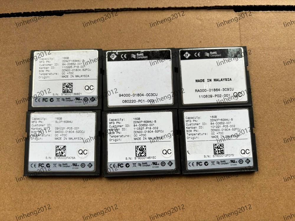 6PCS STEC CompactFlash Card 16GB CF card memory