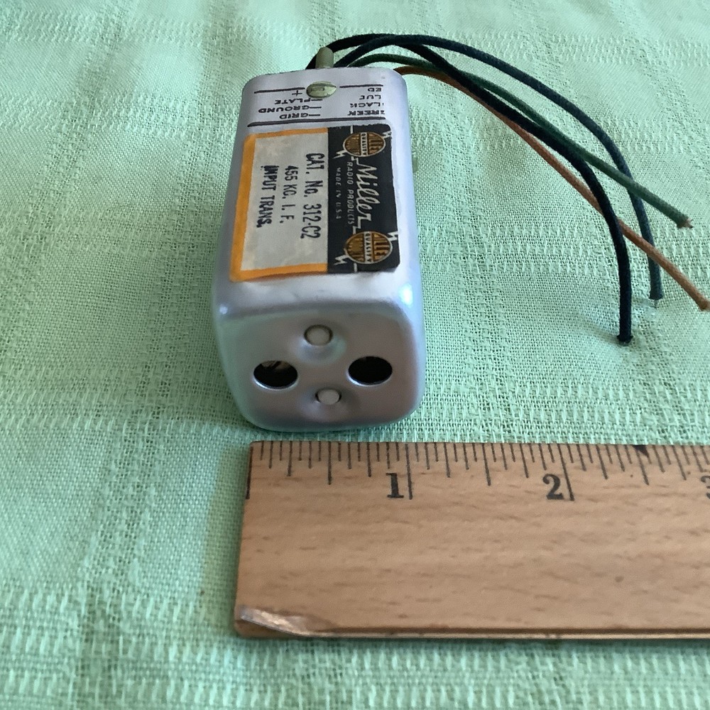 Miller 312-C2 Input IF Transformer 455 kHz Kc