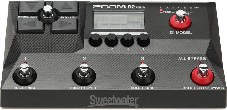Zoom B2 Four Bass Multi-effects Processor