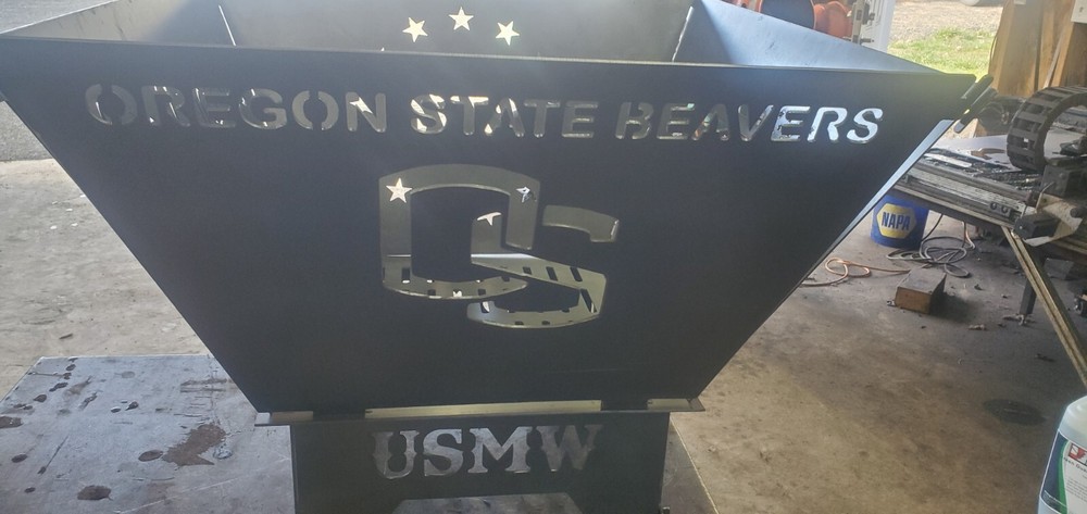 Custom Large Multi Design Fire Pit (Collapsible)