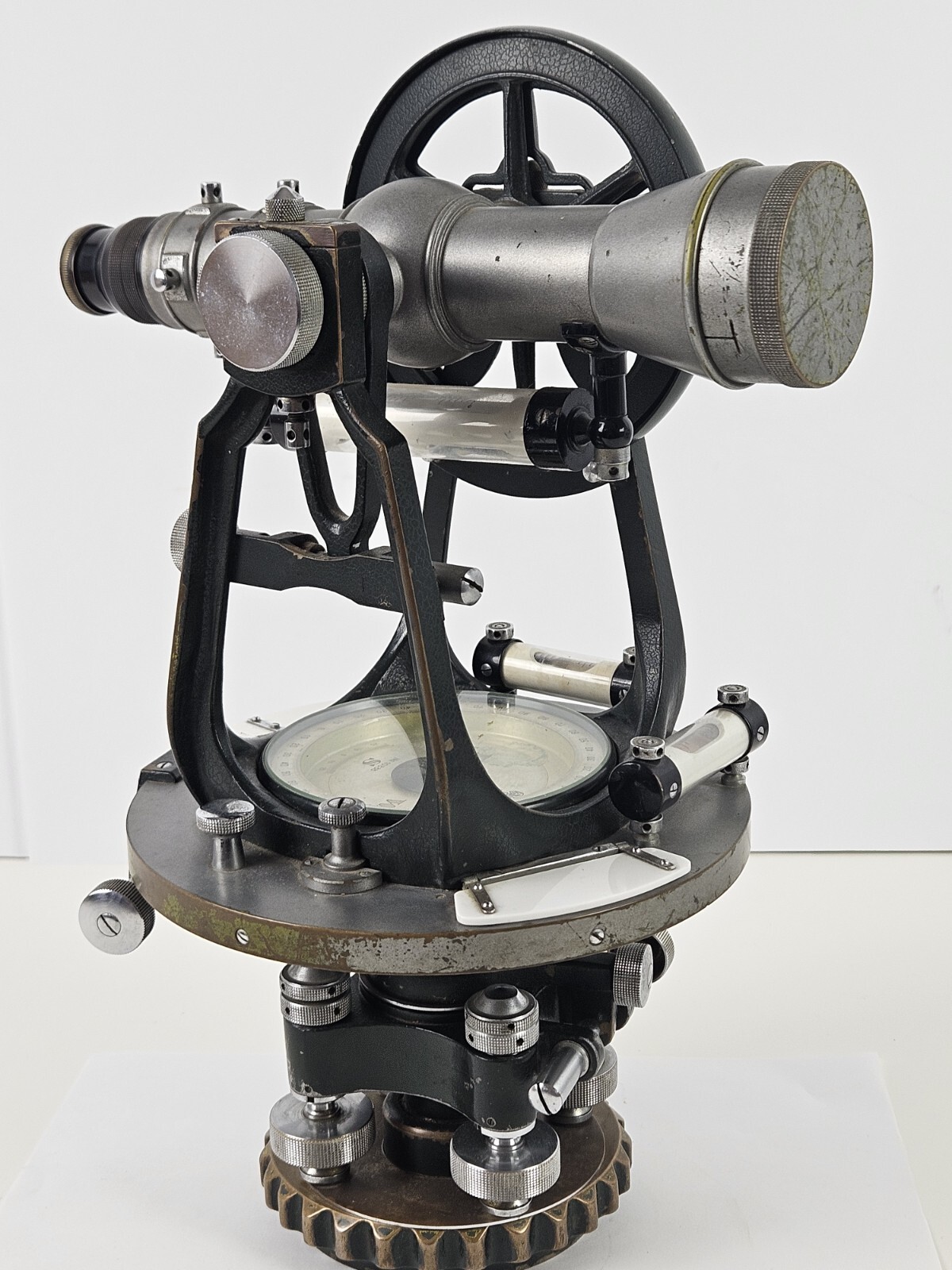 1956 LAFAYETTE No. 10333 Brass Surveyors Transit with Compass and 10" Telescope